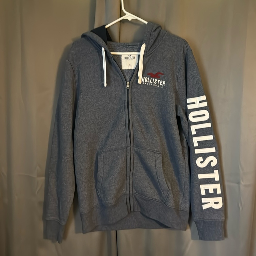 Hollister Full Zip Hooded Sweatshirt